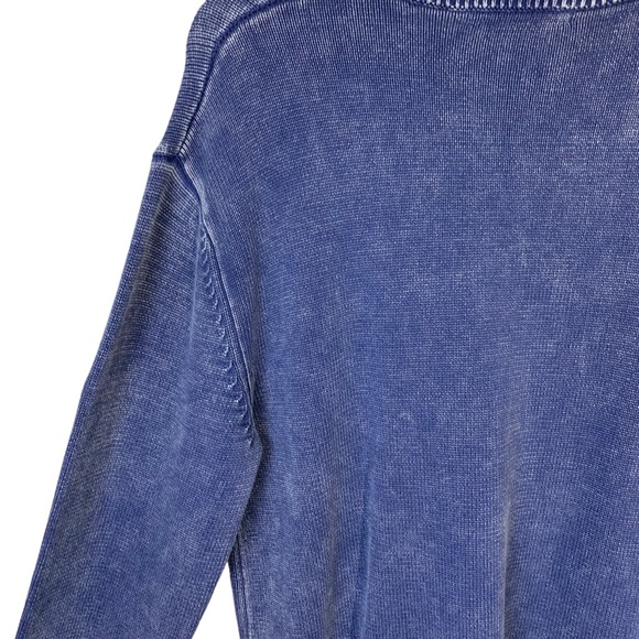 Robert Barakett Men's Franklin Pullover Sweater Vintage Blue Wash Size XL - Picture 6 of 11